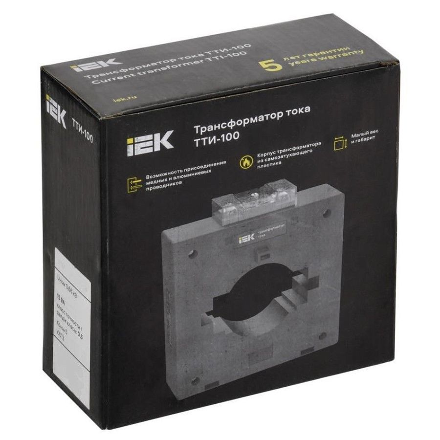 трансформатор тока тти-100 1000/5а 15ва класс 0,5 мпи08 iek
