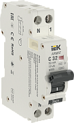 автоматический выключатель дифференциального тока armat авдт b06s 1p+np c32 30ма тип a (18мм) iek