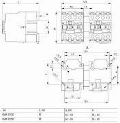 контактор кми-22530 реверс 25а 400в/ас3 2но iek