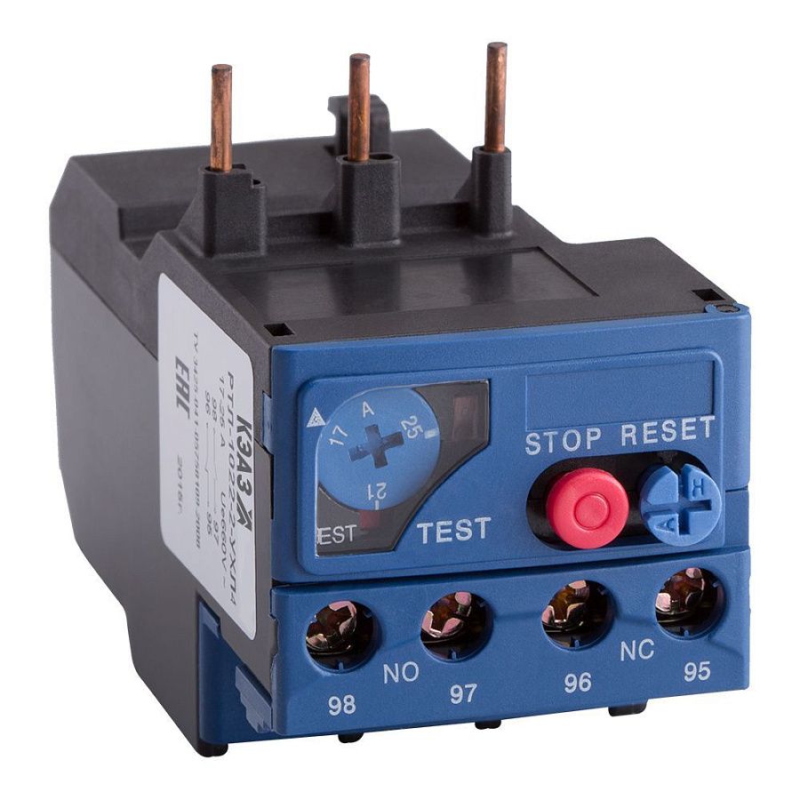 реле перегрузки тепловое ртл-1012-2-25а-(5,5-8а)-ухл4-кэаз 