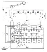 переключатель вд1-3551п  250а  правый (электродеталь)