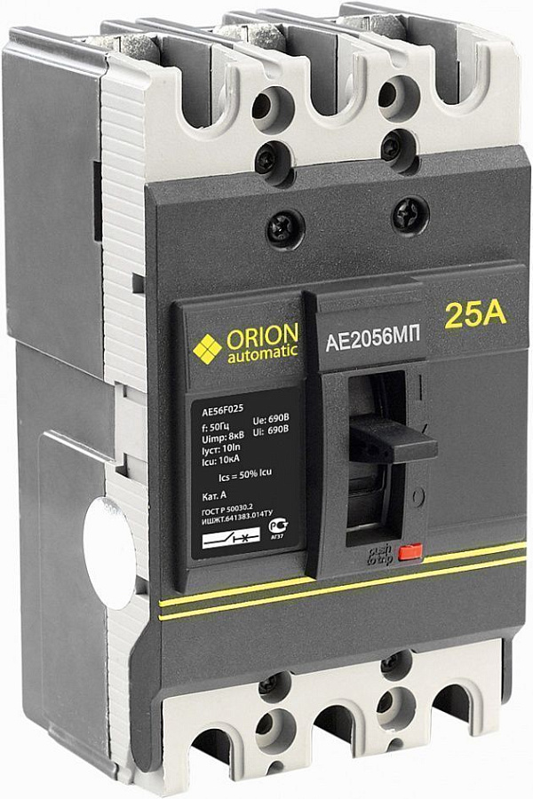 выключатель автоматический ае2056 мп 25а orion automatic (тэ)