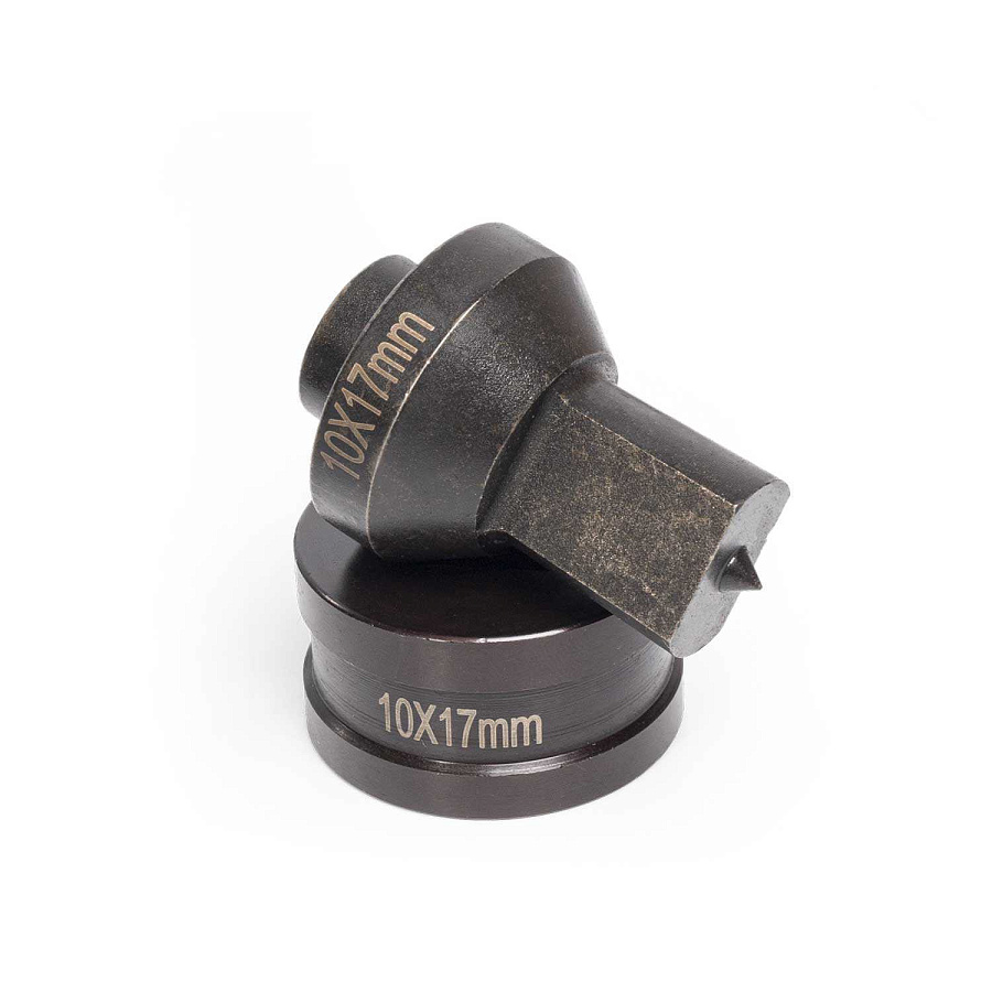 матрица для перфорации шин мпшо-110-10х17 овальное отверстие серия neo (квт) 