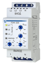 Переключатель фаз ПЭФ-320 (Новатек-Электро)