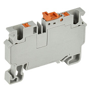 колодка клеммная cp-dt измерительная с ножевым размыкателем 4мм2 серая iek 