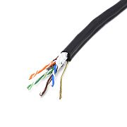 lan-кабель (витая пара) ftр-ра-5e 4x2x24 awg cu lux (4х2х0,52) (by) (с тросом, в п/э) внешний (упак 305м) eltros