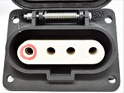 розетка щитовая шщ 4х60-р 60а/380в ip54 керамика 