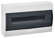 корпус пластиковый щрн-п-18 черн. прозр. дверь ip41 generica