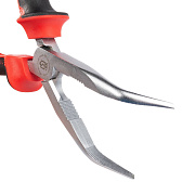 длинногубцы изогнутые диэлектрические 200 мм серия стандарт для работ под напряжением до 1000 в (квт) 