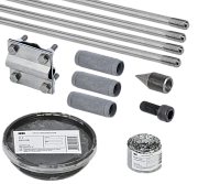 комплект заземления 6/16 оцинкованная сталь iek