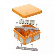 коробка огнестойкая для о/п двухкомпонентная 60-0210-fr2.5-6 е15-е120 ral2004 80х80х40 (44 шт/кор) п
