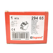 реле тепловое rtx-1 (8,0-12а) 1н.о+1н.з (типоразмер 1) legrand (29465) 