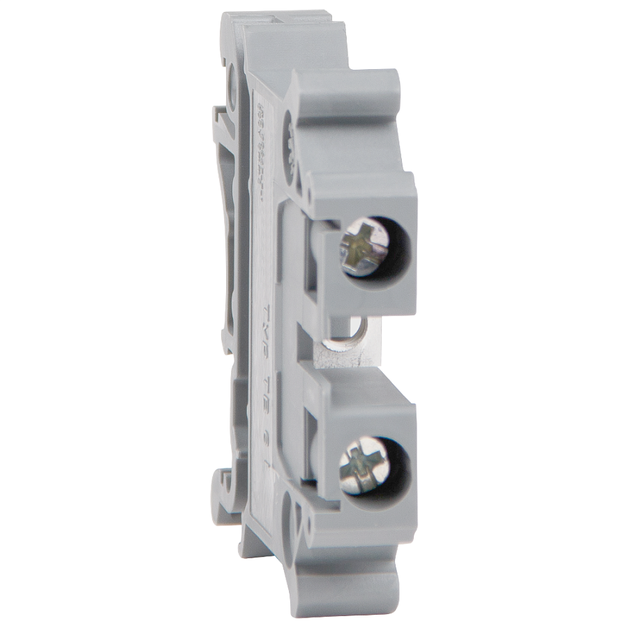 клемма проходная opticlip tb-6-i-41a-(1,5-6)-серый (keaz) 