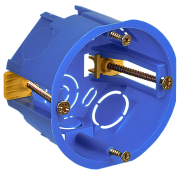 коробка установочная сз для полых стен d=68х45мм (пластиковые лапки) generica