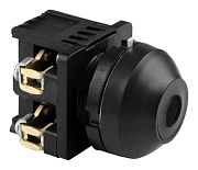 кнопка ке-081/1 чёрная 2з (2но) ip54