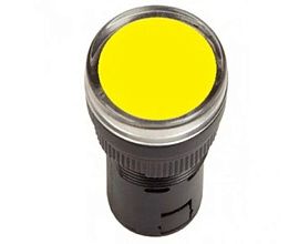 Лампа AD16DS(LED) матрица d=16мм желтый 24В АС/DC IEK