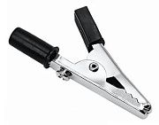 зажим "крокодил" fd-1706 черный 5а 55мм