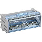 tekfor шины на din-рейку (кросс-модуль) шнк 2х11 l+pen iek 