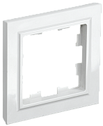 brite рамка 1-местная ру-1-брб белый iek