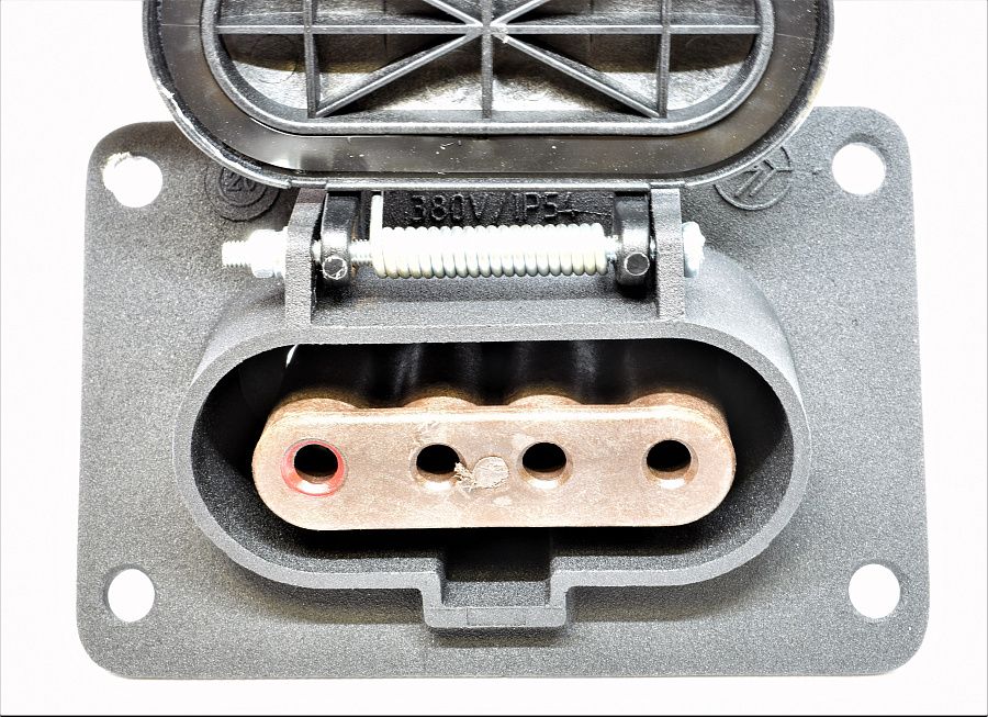 розетка щитовая шщ 4х25-р 25а/380в ip54 