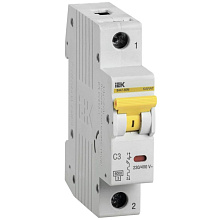 KARAT Автоматический выключатель ВА47-60M 1P C 3А 6кА IEK