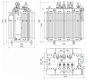 трансформатор тмг-1000/6-ухл1  6/0,4 кв  д/yн-11  алттранс  2023г