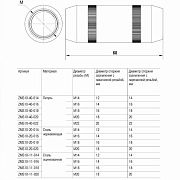 муфта соединительная d=16мм оцинкованная сталь iek