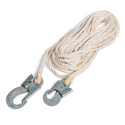 канат страховочный ксл-10, 10м, 2 карабина ™квт   