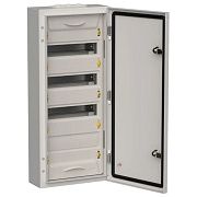 titan 5 корпус металлический щрн-48 (1х48) 710х310х140мм ip54 серый (одна дверь) iek