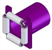 ролик для прокладки кабеля вр 150 (вводной в трубу) 