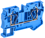 клемма пружинная кпи 2в-6 57а синий iek 