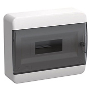 tekfor корпус пластиковый щрн-п-12 ip41 черная прозрачная дверь iek