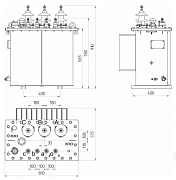 трансформатор тмг-63/10-ухл1  10/0,4 кв  д/yн-11  алттранс  2025г