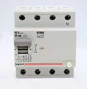 выключатель дифференциальный (узо) lr 4p 40а 30mа legrand