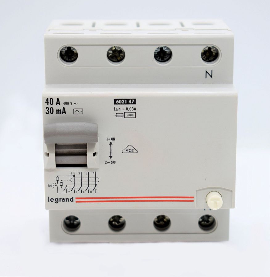 выключатель дифференциальный (узо) lr 4p 40а 30mа legrand