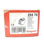 реле тепловое rtx-1 (25-32а) 1н.о+1н.з (типоразмер 1) legrand (29470) 