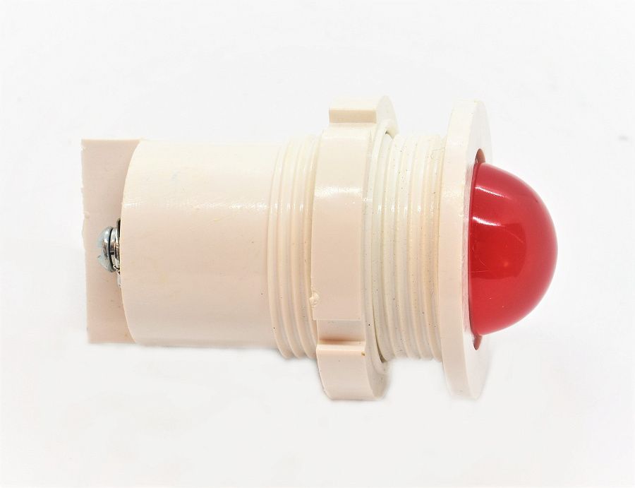 светодиодная коммутаторная лампа скл-11а-к-2-24 красная, м27