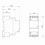 armat контактор модульный kmr 25а 230в ac 4но iek