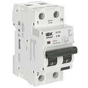 автоматический выключатель дифференциального тока armat авдт b10n 1p+np c40 30ма тип a (36мм) iek