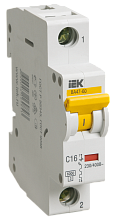 Авт.выкл. ВА 47-60 1Р 1А 6 кА х-ка С IEK