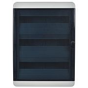 tekfor корпус пластиковый кмпн-54 ip65 черная прозрачная дверь iek