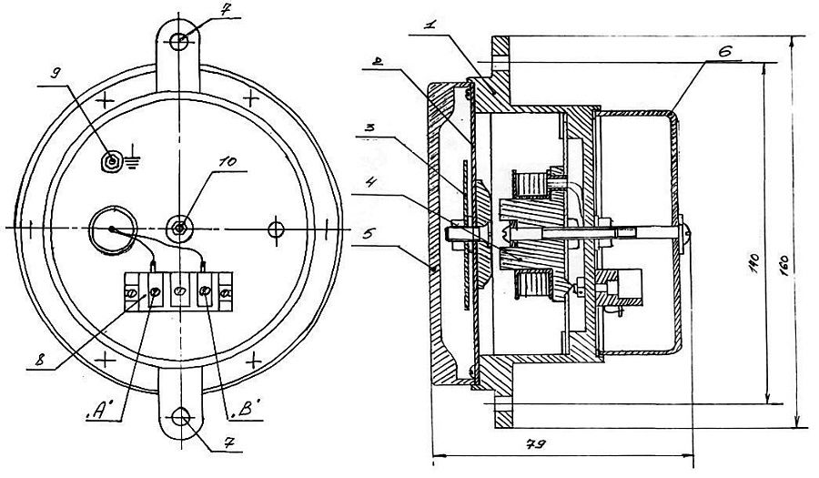 сирена сс-1, 220в 50гц