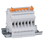 клемма с ножевым размыкателем  opticlip tb- 4-мт-n-i-серый (keaz) 