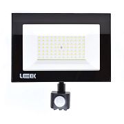 прожектор светодиодный le led fl ir  100w black ip65 с сенсором (leek)