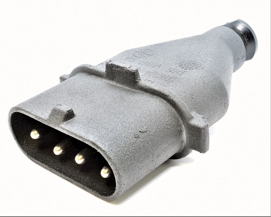 вилка кабельная шк 4х25-в 25а/380в ip54 