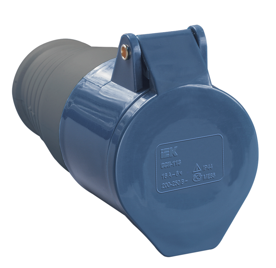 розетка переносная сси-223 2p+pe 32а 200-250в ip44 iek 