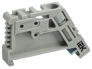 ограничитель на din-рейку пластик (упак.50шт) iek 
