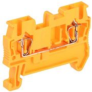 клемма пружинная кпи 2в-2,5 31а оранжевый iek 