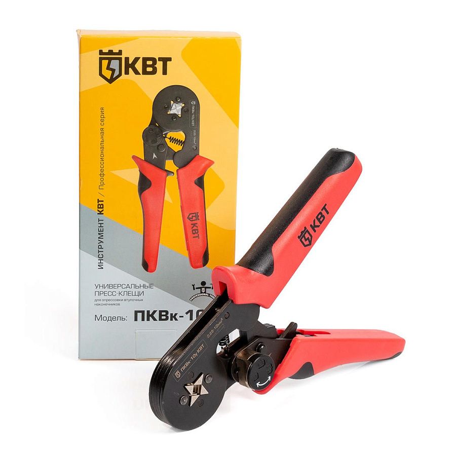 пресс-клещи пквк-10у серия профи (квт) 