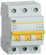 выключатель нагрузки (мини-рубильник) вн-32 3р 125а iek